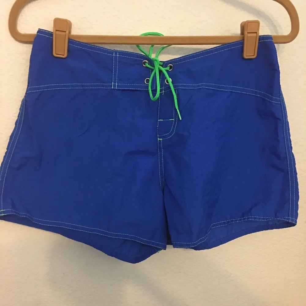Catalina Kids blue nylon shorts NWOT L
